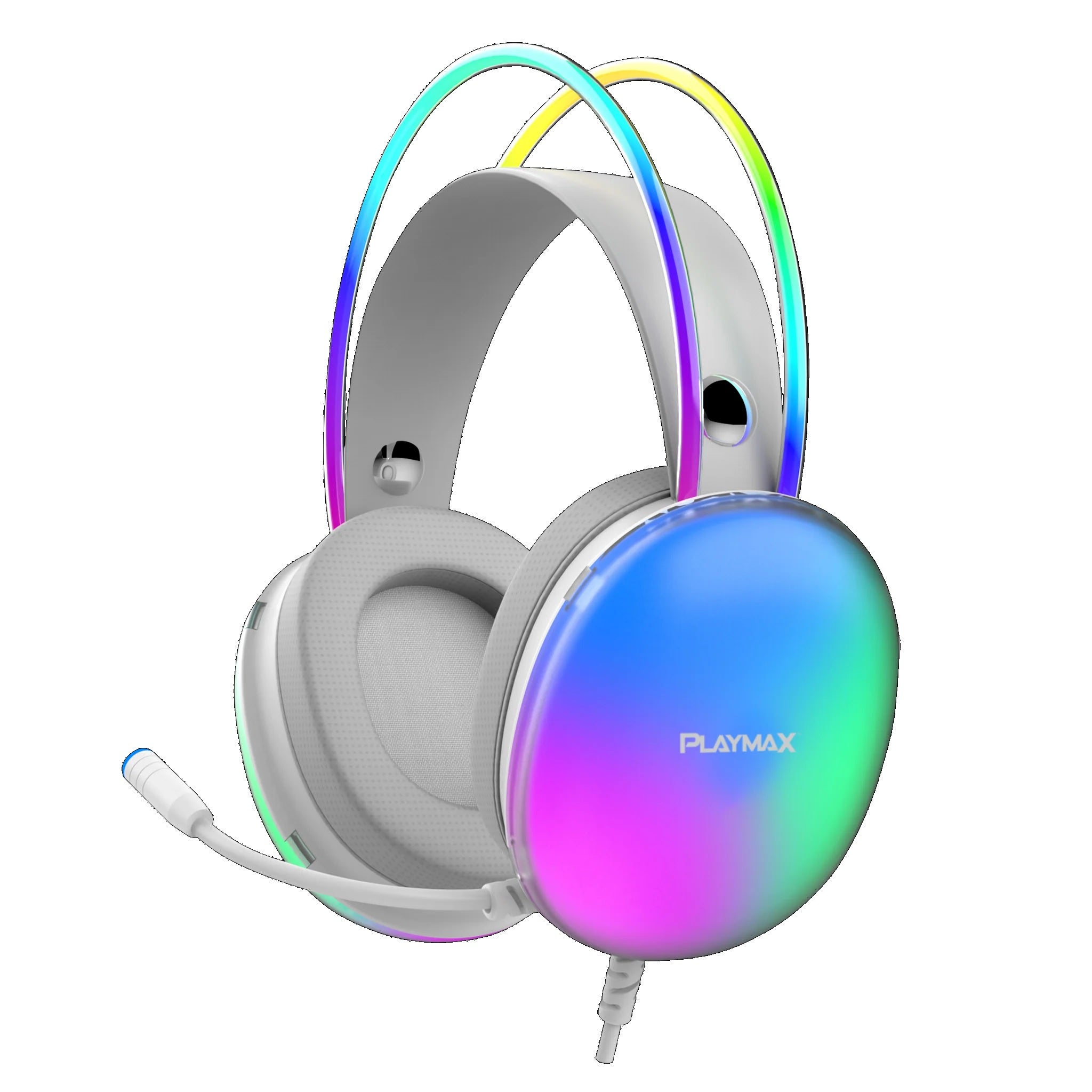 Playmax Aurora Wired Over The Ear Gaming Headphones